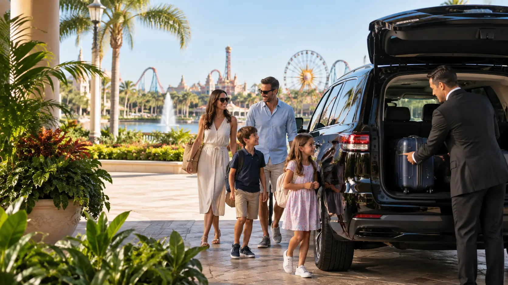 Theme park transportation